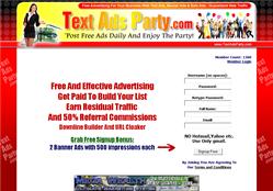 Text Ads Party